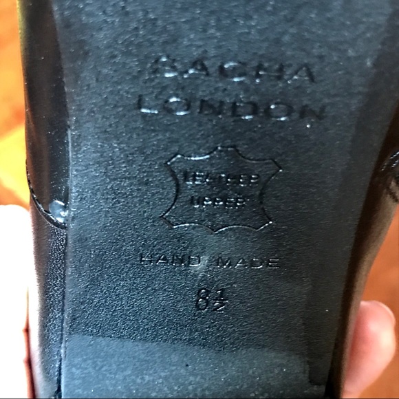 Whimsigoth Witchy Leather & Suede High Heeled Ankle Boot Black Size 8.5 - Picture 5 of 6